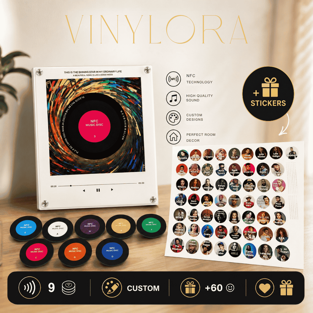 Vinylora™ Music Box (Global Artists)